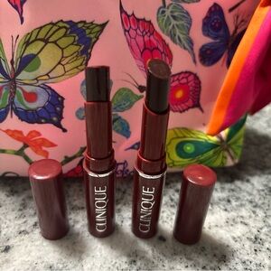 2-pc Clinique Almost Lipstick in BLACK HONEY - Travel Size 0.04 oz / 1.2 g NWOB